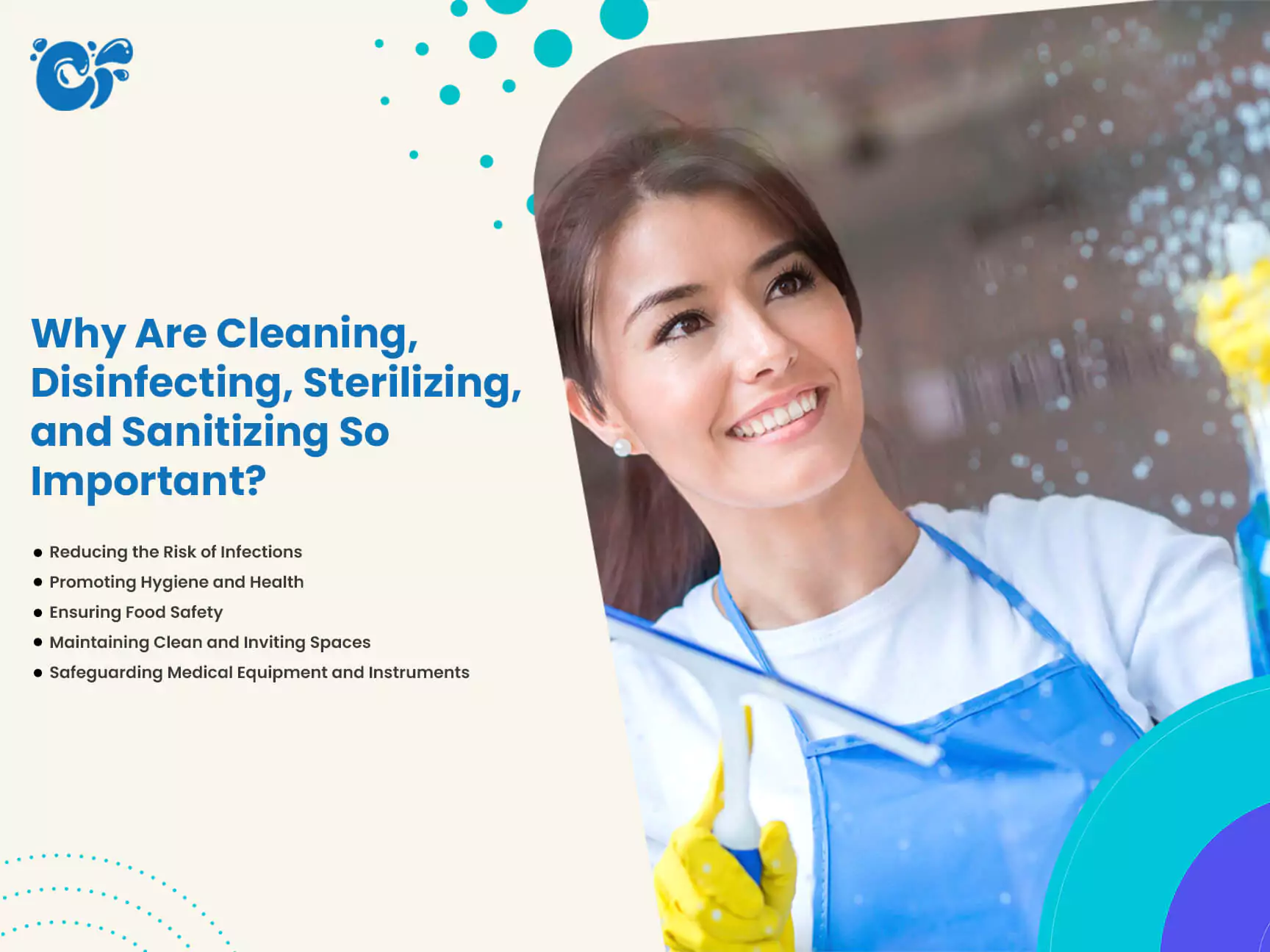 Why Are Cleaning, Disinfecting, Sterilizing, and Sanitizing So Important? 