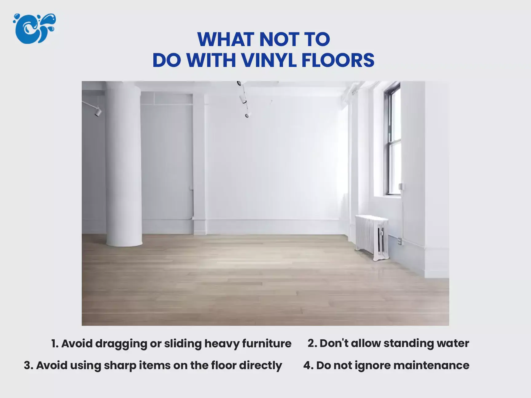 What Not To Do With Vinyl Floors 